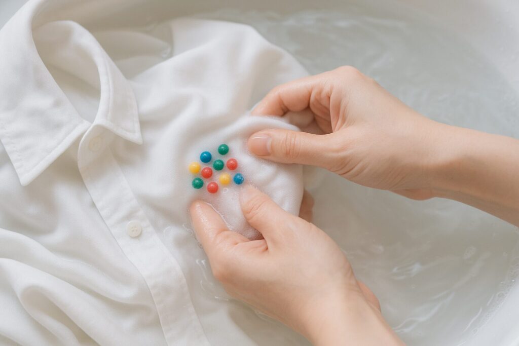 溶け残りが服につく！簡単な対処法を紹介