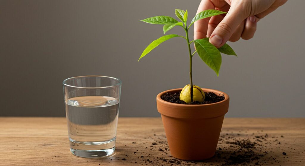 発芽から鉢植えへの移行方法