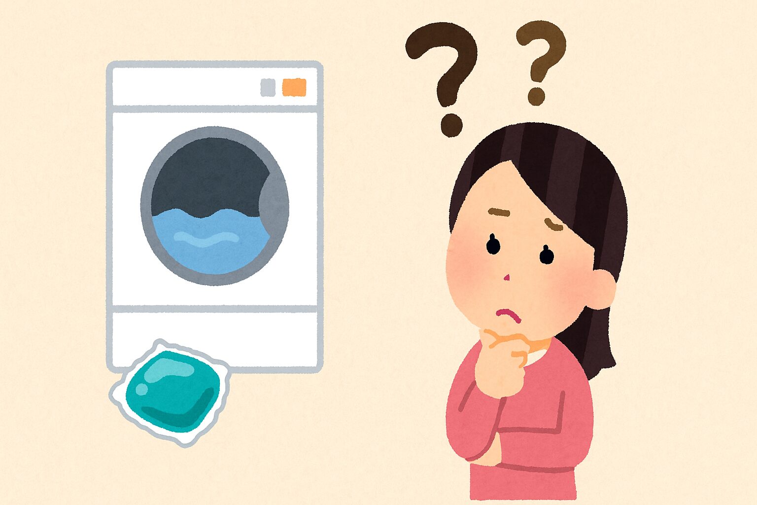 洗濯ビーズが溶けない？考えられる原因と正しい使い方